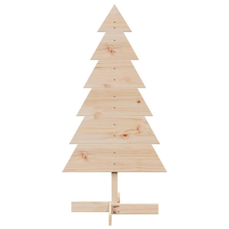 Kerstdecoratie Kerstboom Massief Grenenhout Naturel