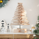 Kerstdecoratie Kerstboom Massief Grenenhout Naturel