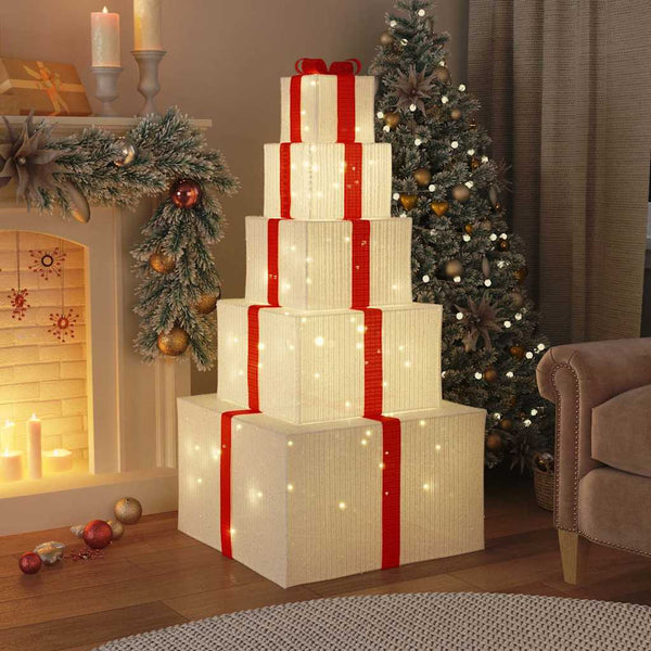 Kerstdecoratie Geschenkdoos 250 Led's Warm