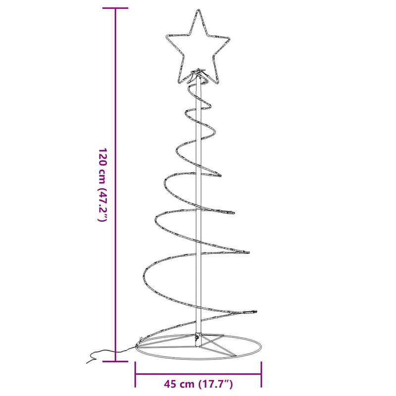 Led-Kerstboom 80 Leds Warm Wit