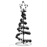 Led-Kerstboom Met Kerstballen 80 Leds Warm Wit