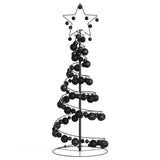 Led-Kerstboom Met Kerstballen 80 Leds Warm Wit