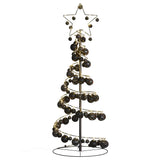Led-Kerstboom Met Kerstballen 80 Leds Warm Wit