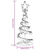 Led-Kerstboom Met Kerstballen 80 Leds Warm Wit