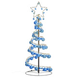 Led-Kerstboom Met Kerstballen 80 Leds Warm Wit