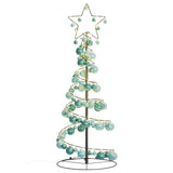 Led-Kerstboom Met Kerstballen 80 Leds Warm Wit
