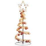 Led-Kerstboom Met Kerstballen 80 Leds Warm Wit