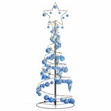 Led-Kerstboom Met Kerstballen 80 Leds Warm Wit