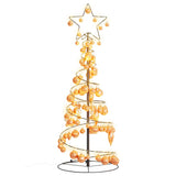 Led-Kerstboom Met Kerstballen 80 Leds Warm Wit