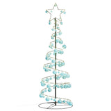 Led-Kerstboom Met Kerstballen 80 Leds Warm Wit