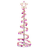 Led-Kerstboom Met Kerstballen 80 Leds Warm Wit