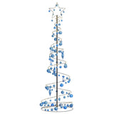 Led-Kerstboom Met Kerstballen 80 Leds Warm Wit