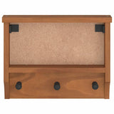Wandkapstok Sandnes 45X12X35 Cm Massief Grenenhout