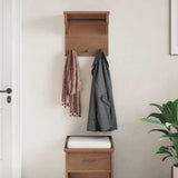 Wandkapstok Sandnes 43X30X42 Cm Massief Grenenhout