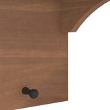 Wandkapstok Sandnes 43X30X42 Cm Massief Grenenhout