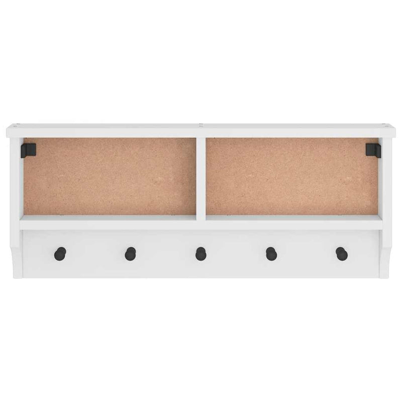 Wandkapstok Sandnes 87X12X35 Cm Massief Grenenhout