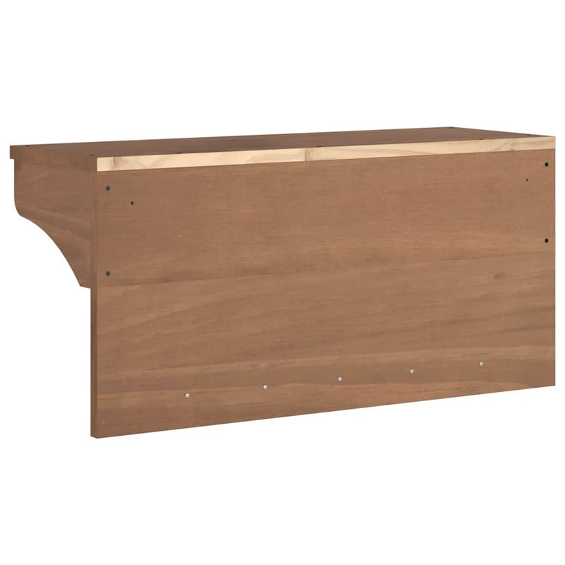 Wandkapstok Sandnes 87X30X42 Cm Massief Grenenhout