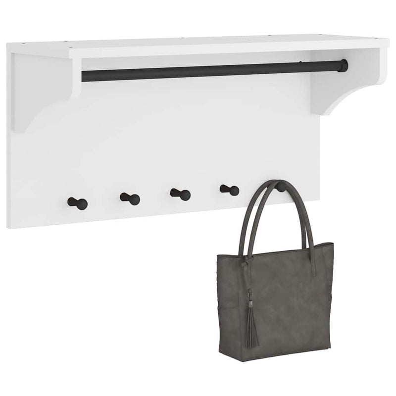 Wandkapstok Sandnes 87X30X42 Cm Massief Grenenhout