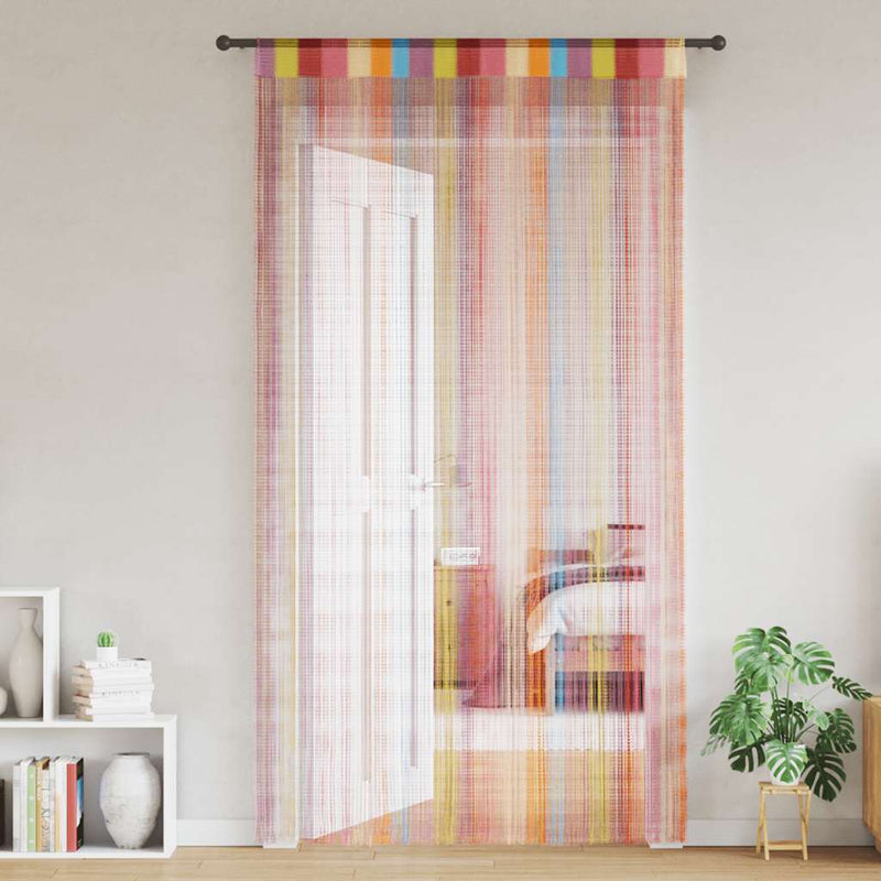 Koordgordijnen Turkoois 100X250 Cm