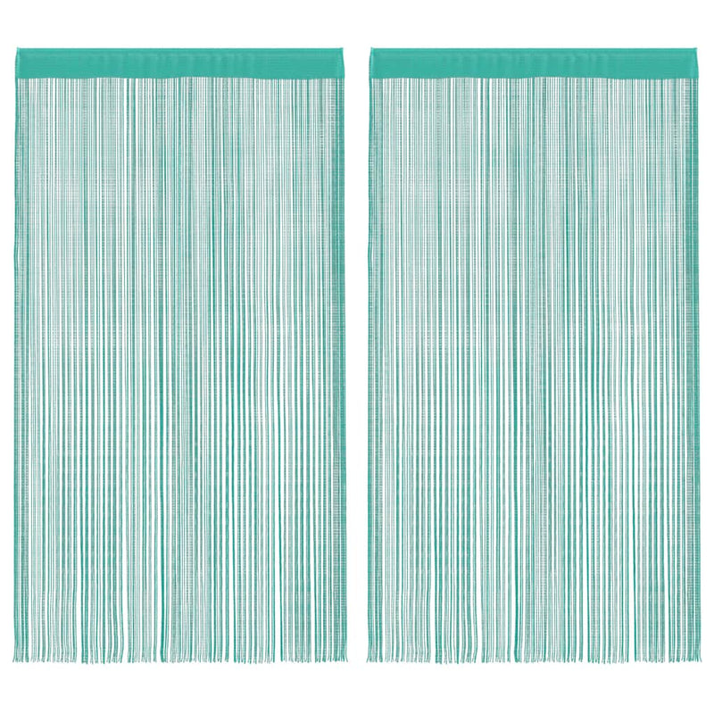 Koordgordijnen Turkoois 100X250 Cm