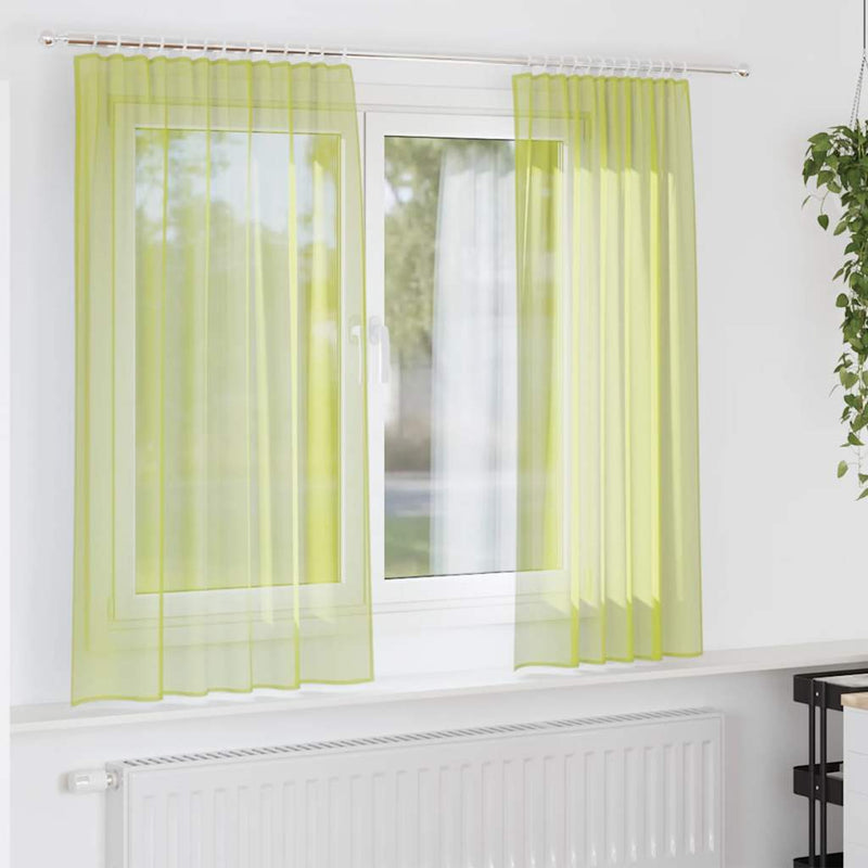 Gordijnen Voile Met Roedezakken 2 St