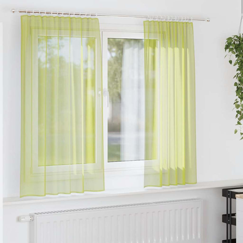 Gordijnen Voile Met Roedezakken 2 St