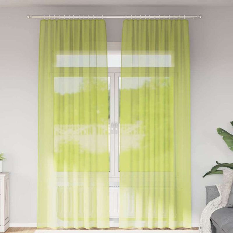 Gordijnen Voile Met Roedezakken 2 St