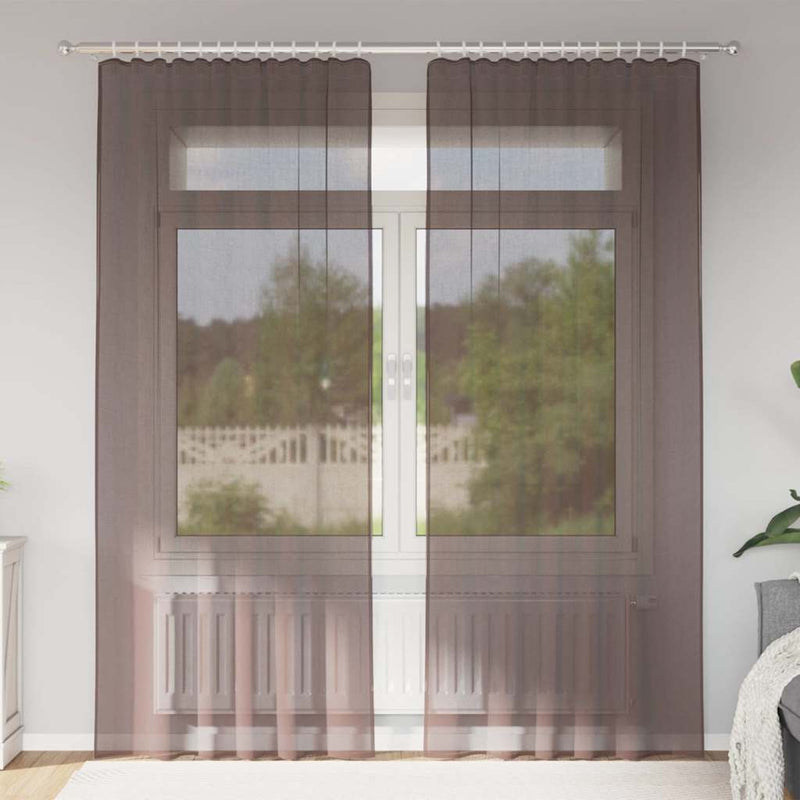 Gordijnen Voile Met Roedezakken 2 St