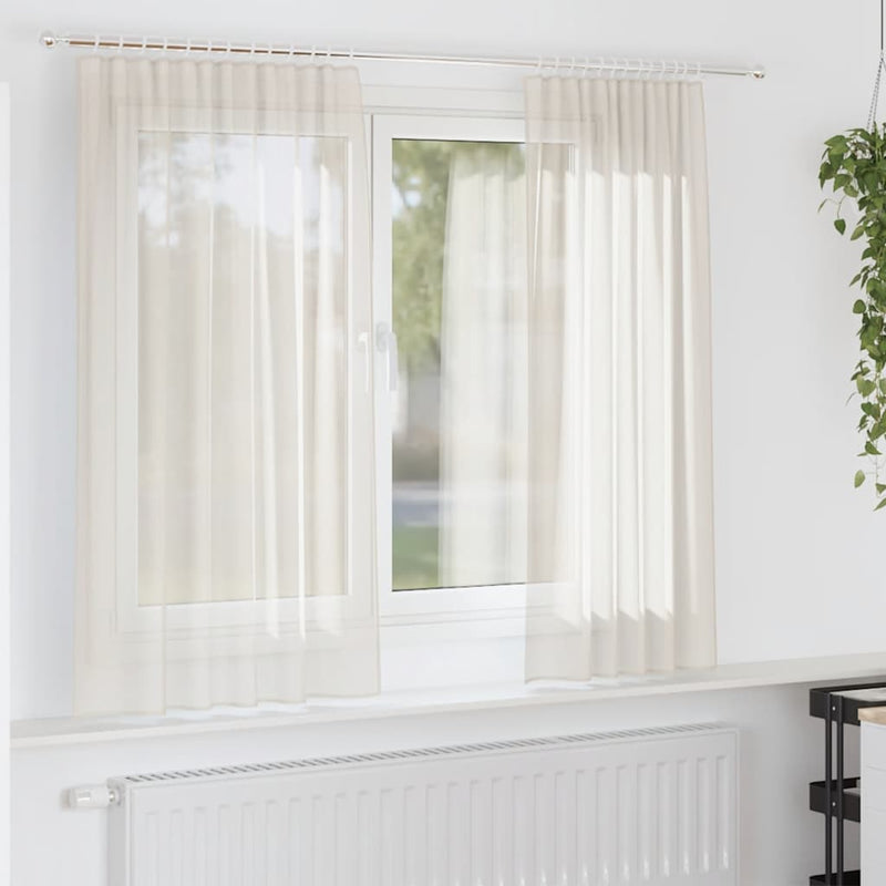 Gordijnen Voile Met Roedezakken 2 St