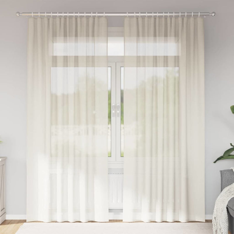 Gordijnen Voile Met Roedezakken 2 St