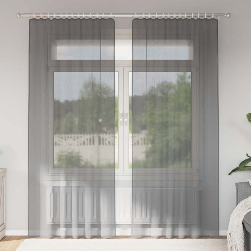 Gordijnen Voile Met Roedezakken 2 St