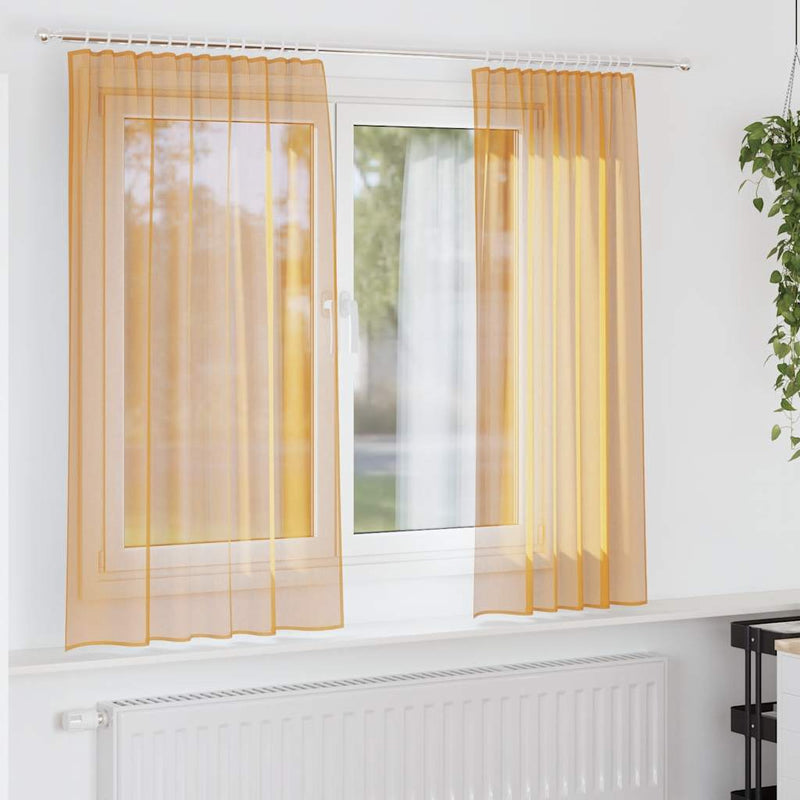 Gordijnen Voile Met Roedezakken 2 St