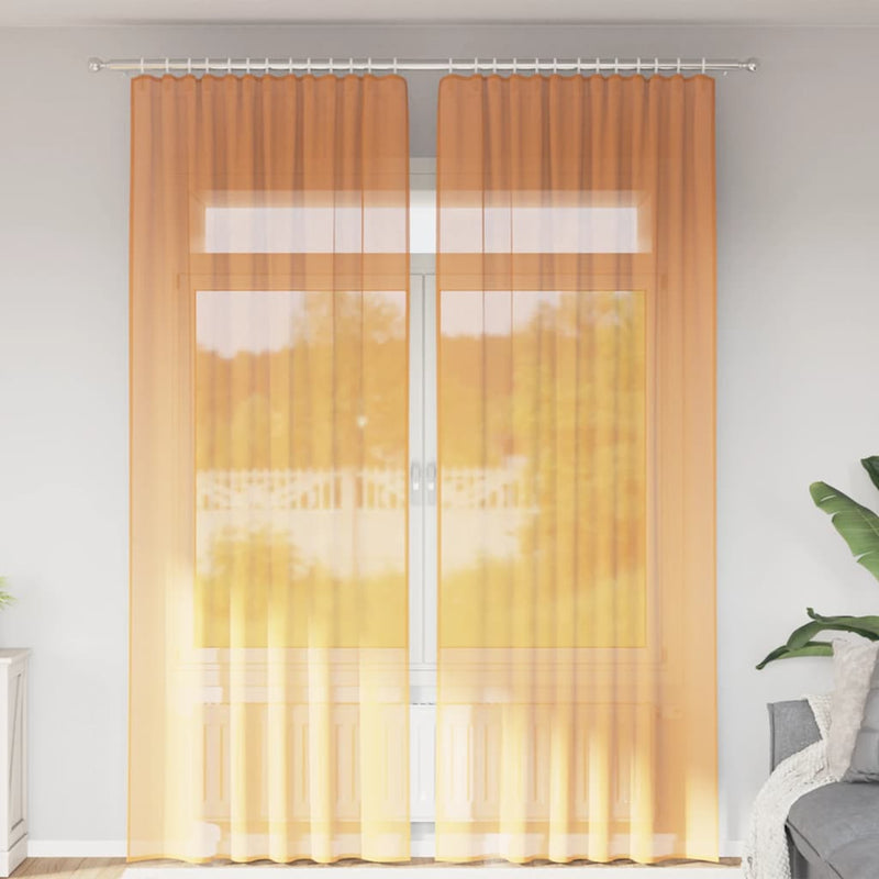 Gordijnen Voile Met Roedezakken 2 St