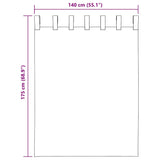 Gordijnen Voile Met Roedezakken 2 St Roze
