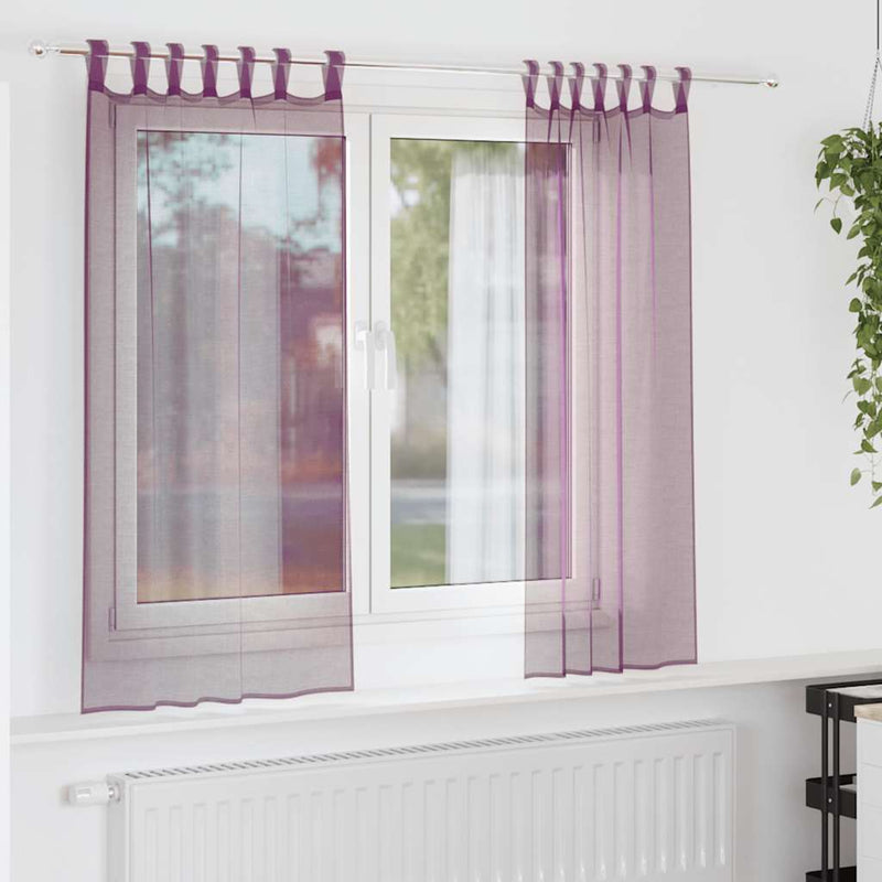 Gordijnen Voile Met Roedezakken 2 St