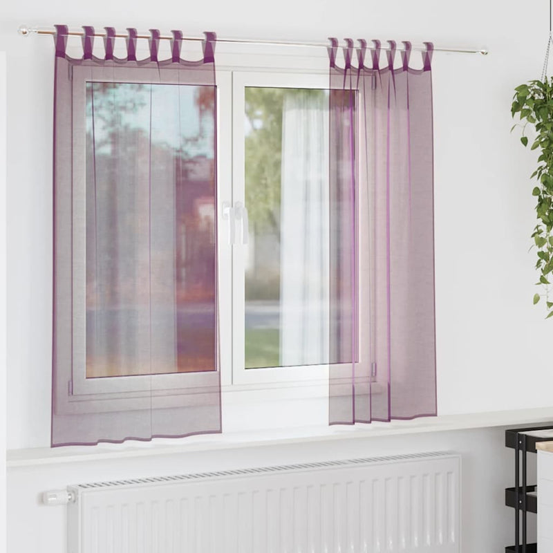 Gordijnen Voile Met Roedezakken 2 St