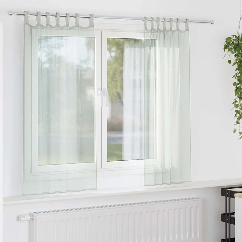 Gordijnen Voile Met Roedezakken 2 St
