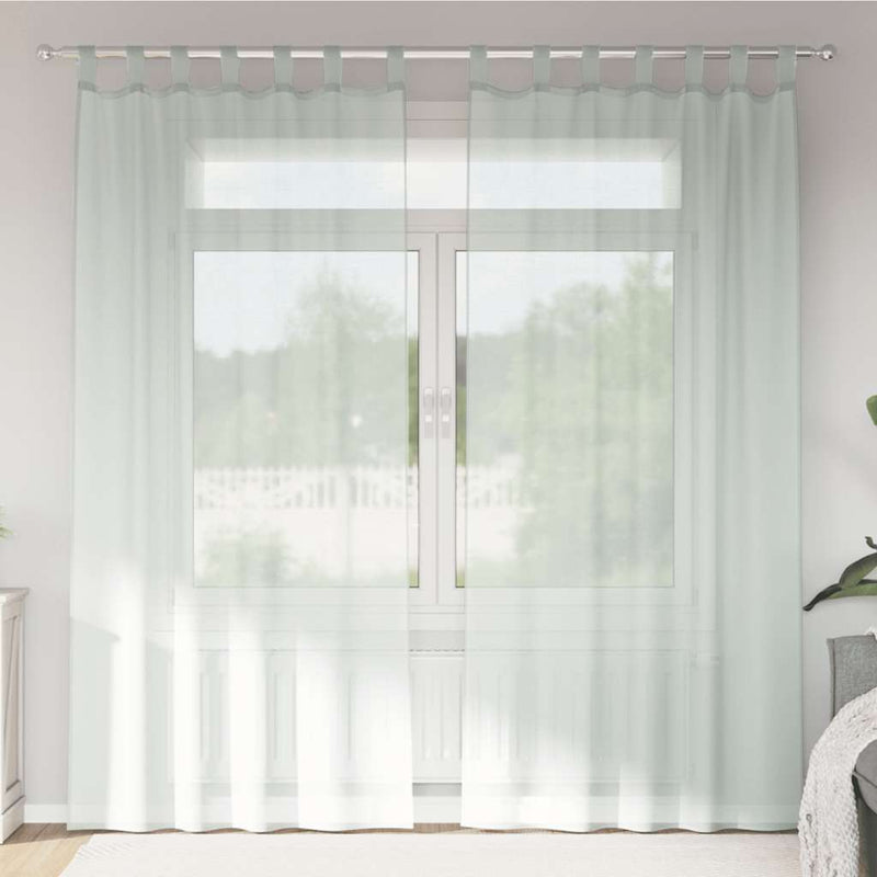 Gordijnen Voile Met Roedezakken 2 St
