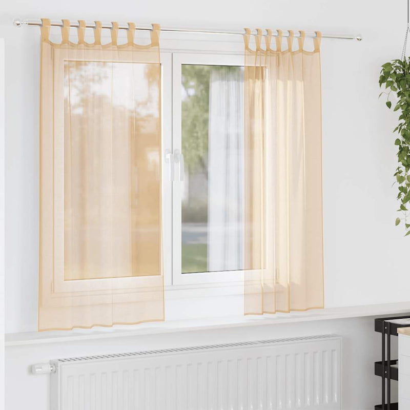 Gordijnen Voile Met Roedezakken 2 St