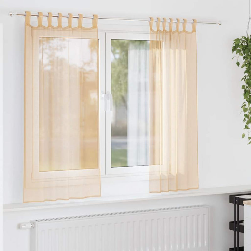 Gordijnen Voile Met Roedezakken 2 St