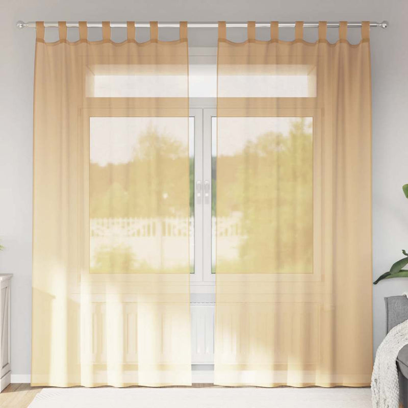 Gordijnen Voile Met Roedezakken 2 St