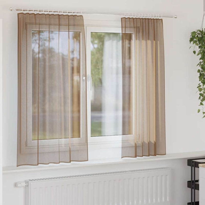 Gordijnen Voile Met Roedezakken 2 St