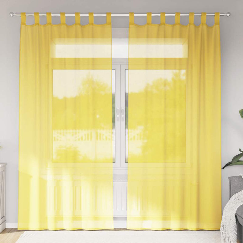Gordijnen Voile Met Roedezakken 2 St