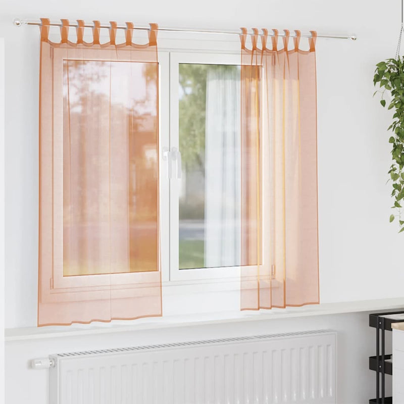 Gordijnen Voile Met Roedezakken 2 St