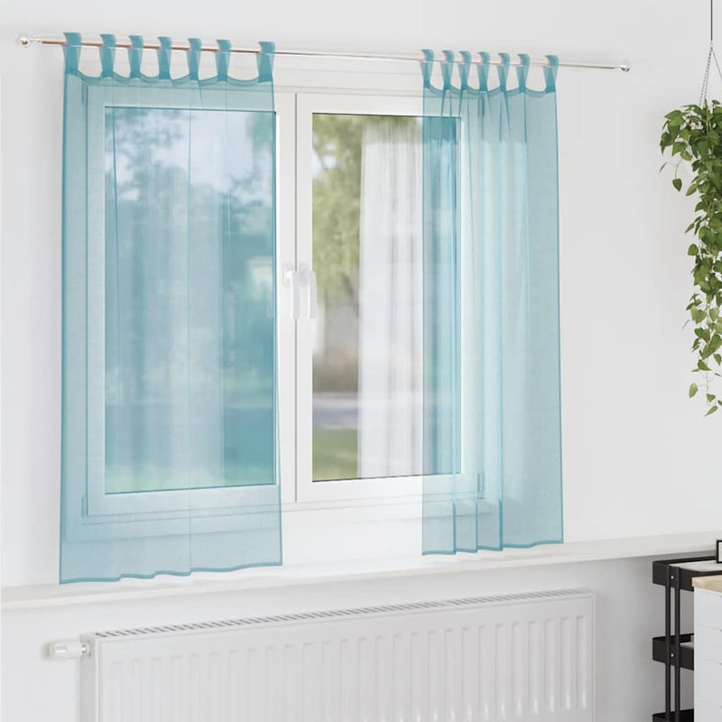 Gordijnen Voile Met Roedezakken 2 St