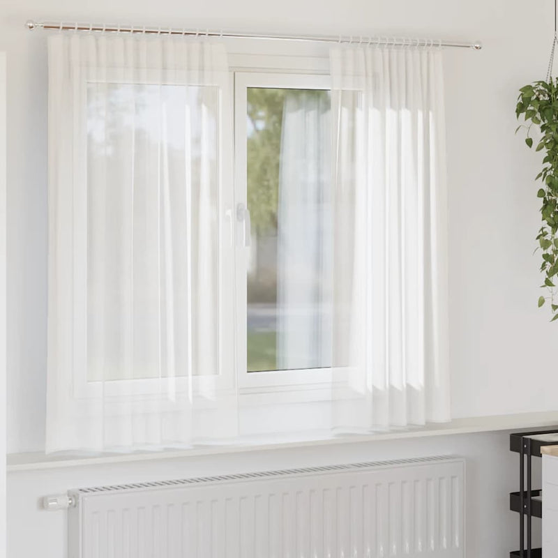 Gordijnen Voile Met Roedezakken 2 St