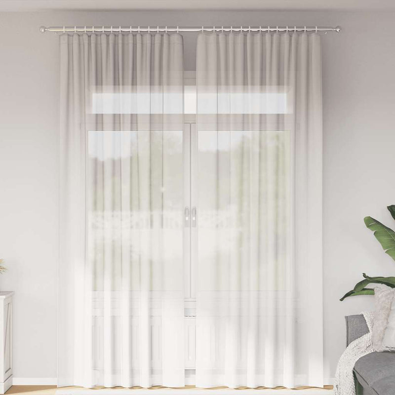 Gordijnen Voile Met Roedezakken 2 St