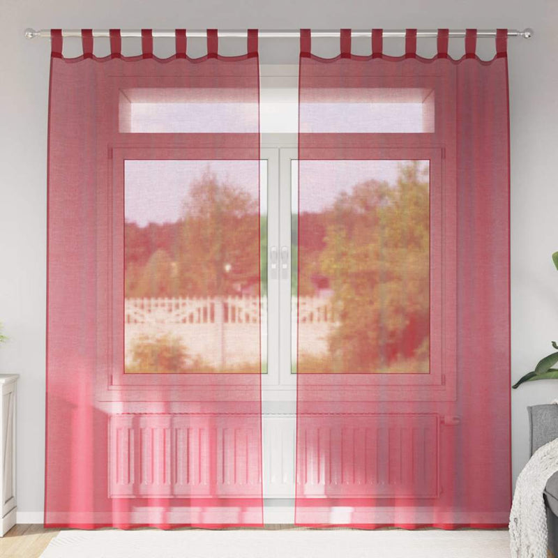 Gordijnen Voile Met Roedezakken 2 St