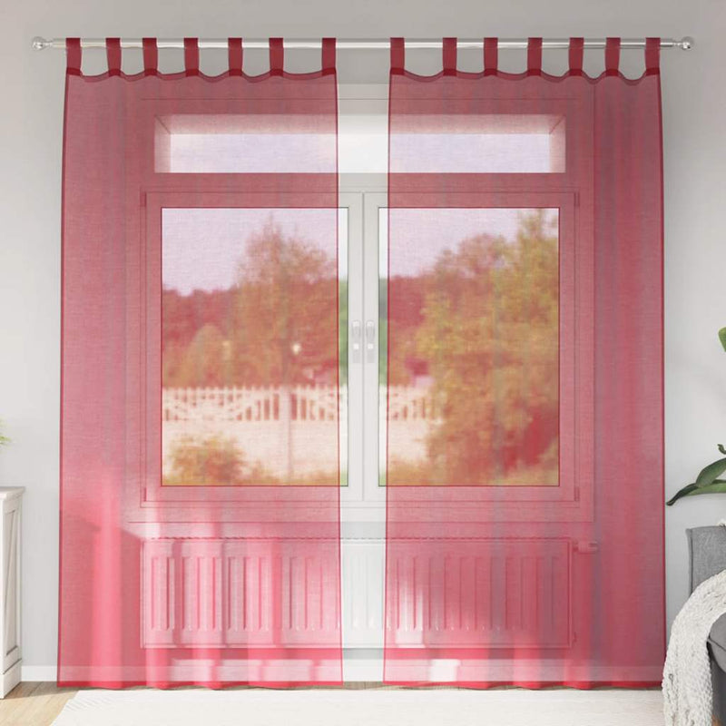 Gordijnen Voile Met Roedezakken 2 St