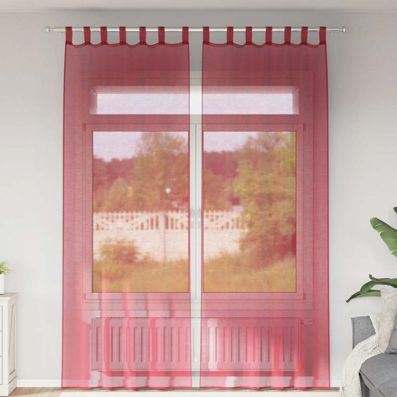 Gordijnen Voile Met Roedezakken 2 St